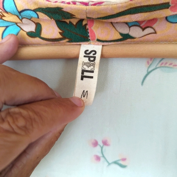 Spell Lotus half-kimono wrap top M - Picture 4 of 4